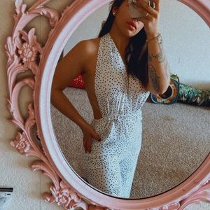 Full leg jumpsuit, backless perfect for summer, to wear on any occasion